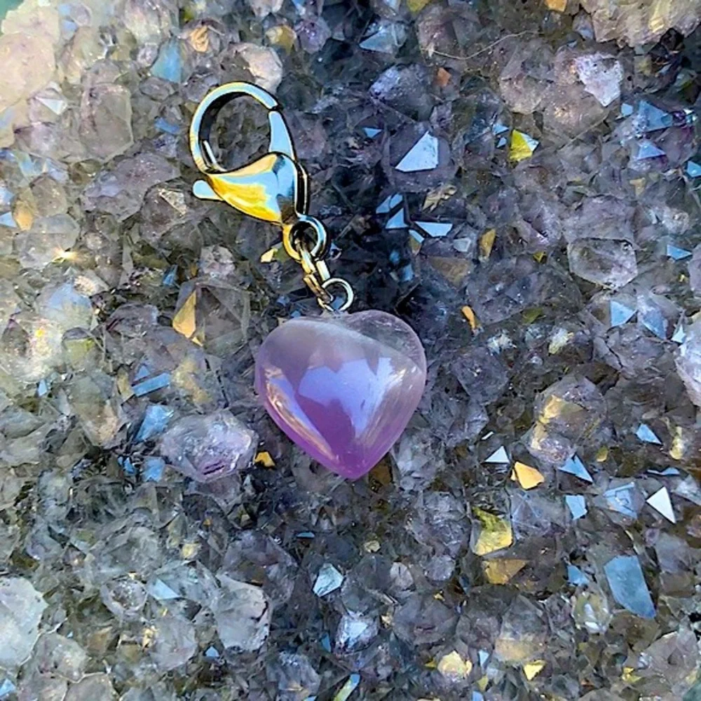 HP 🎉2/20$ Crystal Pet Charm 💎 Tigers Eye Pet Charm Pet Collar Charm